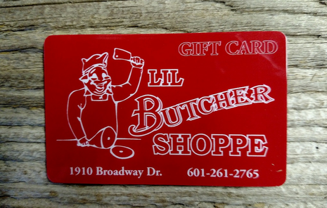 Lil Butcher Shoppe Gift Card